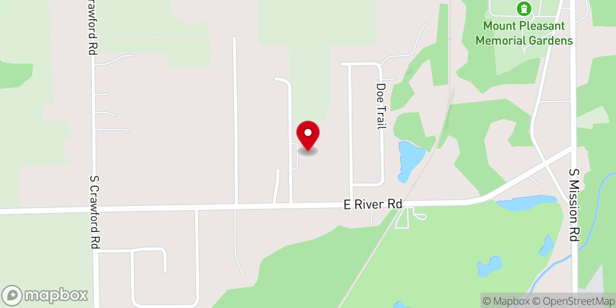 Map showing location of Zion Lutheran Church