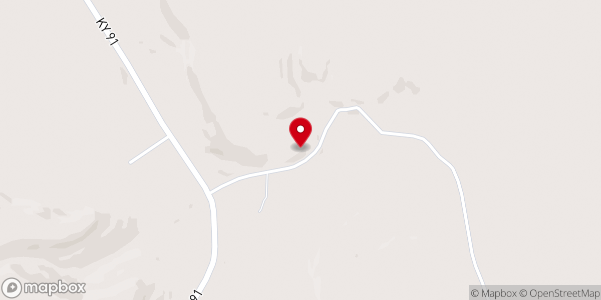 Map showing location of Aunt Jane Underdown Tabernacle