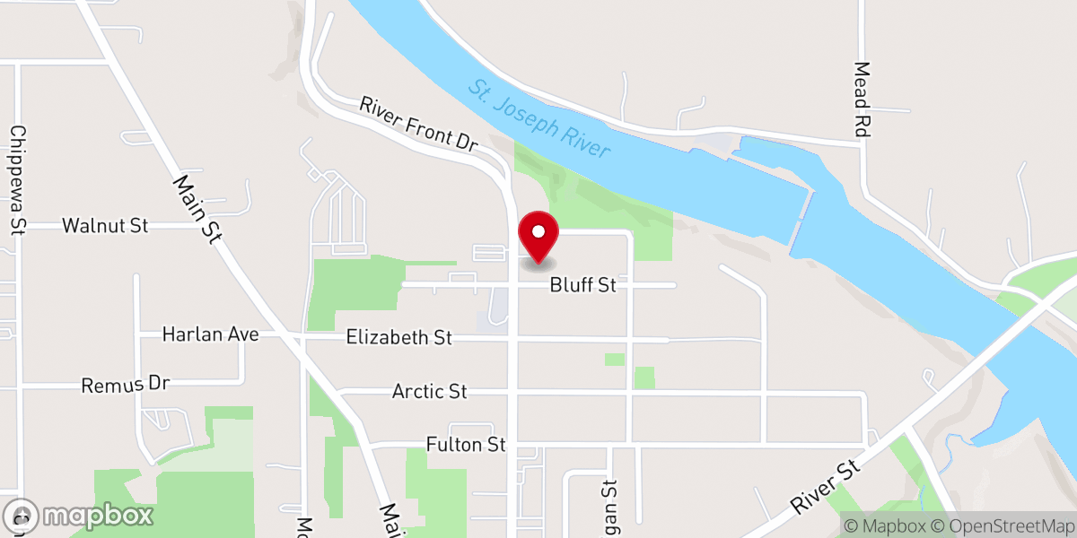 Map showing location of Mount Zion Church of God