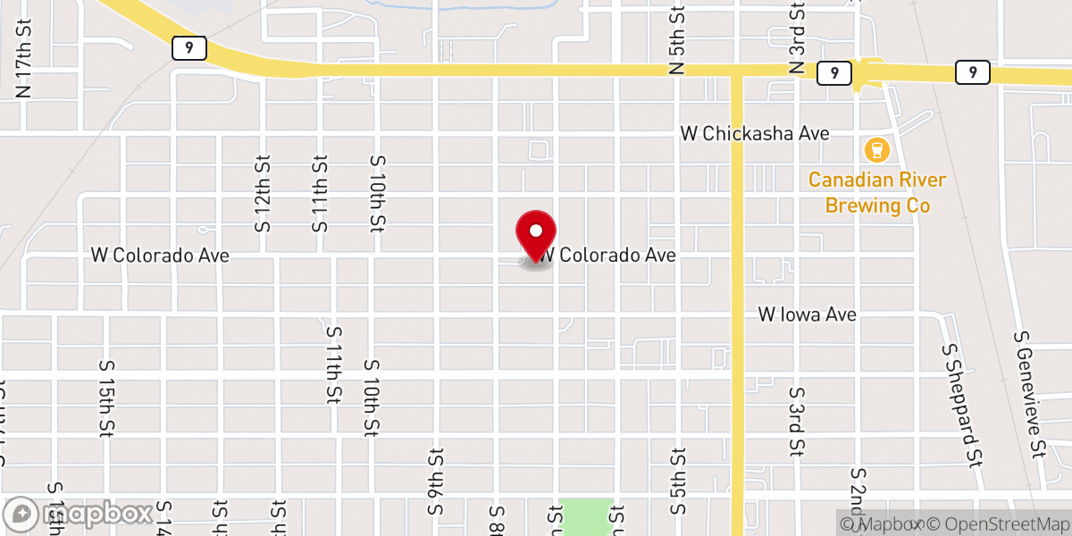 Map showing location of Resurrection House