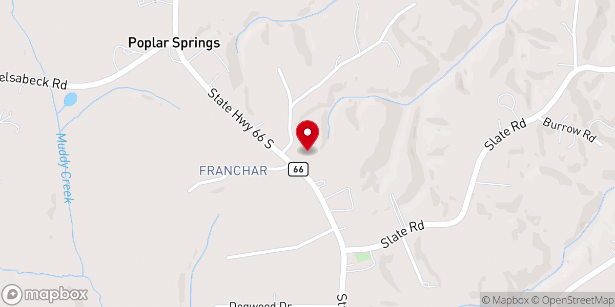 Map showing location of Church, Christian, Pentecostal, Kingsway Chapel