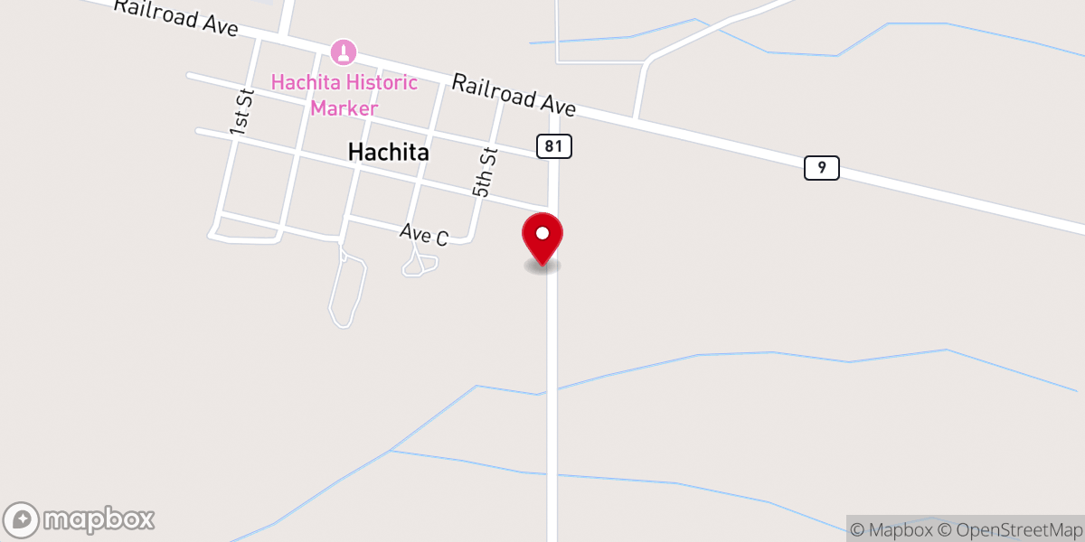 Map showing location of St. Catherine of Siena Catholic Mission Church
