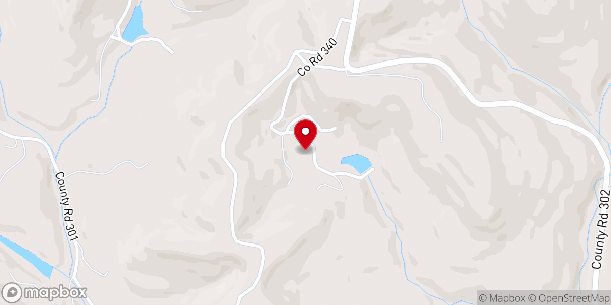 Map showing location of Little Glass Wedding Chapel At Red Bud Valley