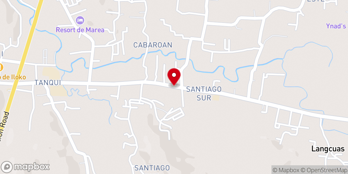 Map showing location of San Fernando Champions Center