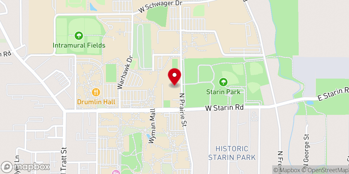 Map showing location of Warhawk Catholic