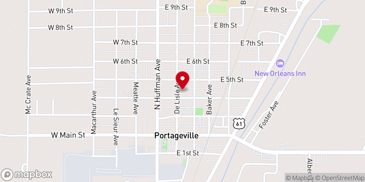 Map showing location of J Y Church of God C/o Lindell Hoggard