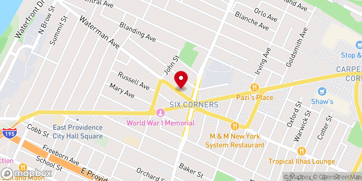 Map showing location of Igreja Universal