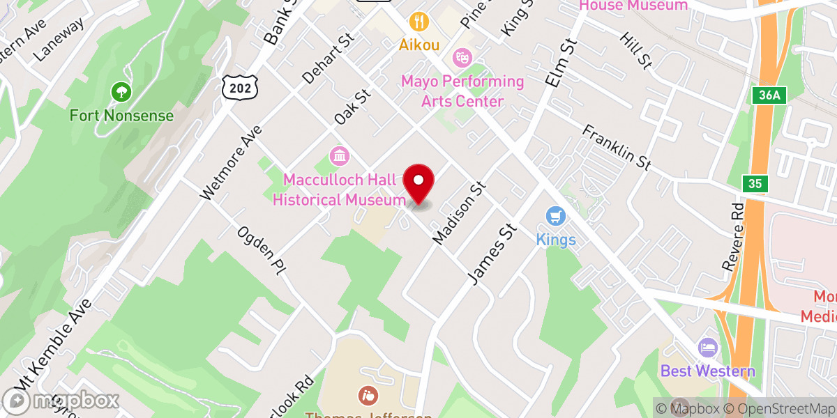 Map showing location of Assumption Ministry Center