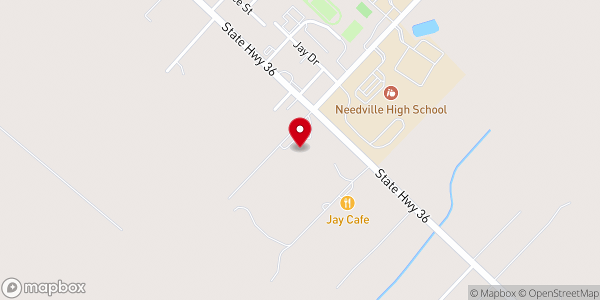 Map showing location of Creekside Christian Fellowship