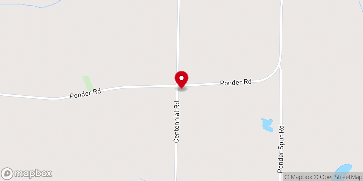Map showing location of Centennial Church
