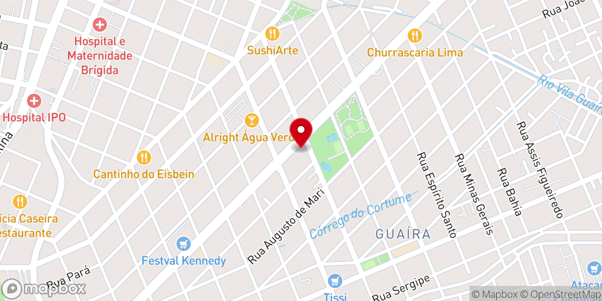 Map showing location of TIB Curitiba - Terceira Igreja Batista