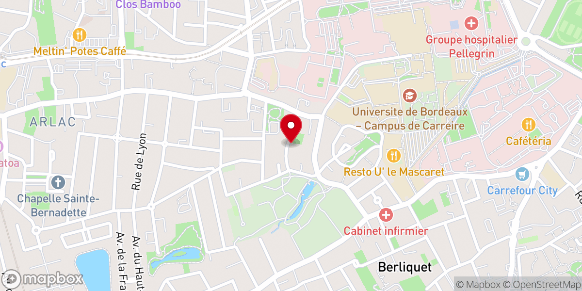 Map showing location of Chapelle Notre-Dame de bonne Espérance