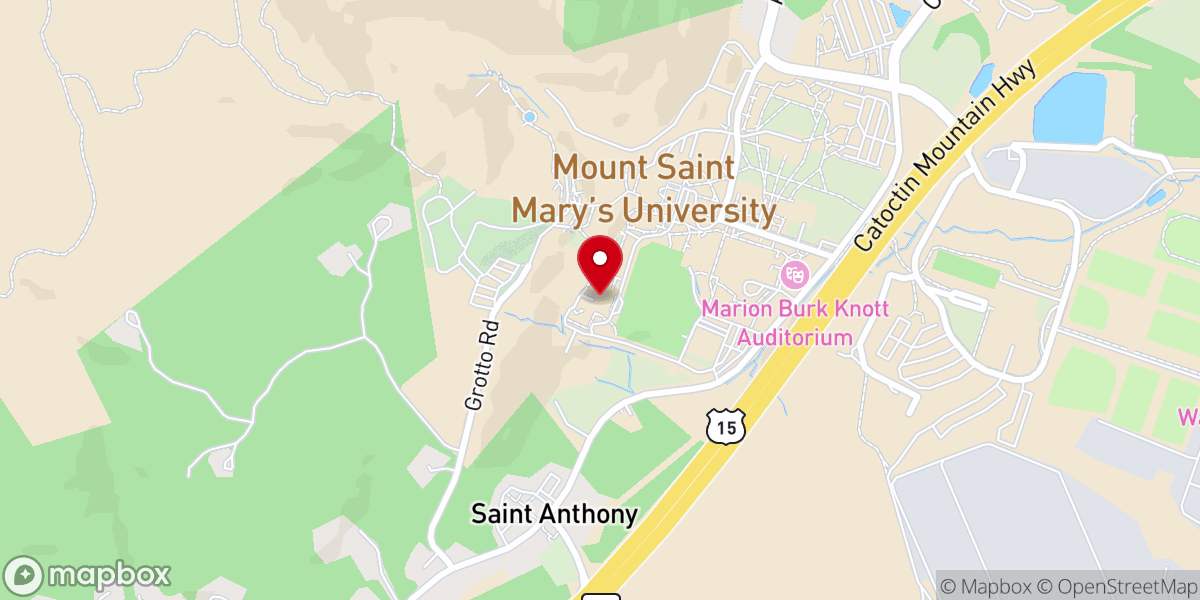 Map showing location of St. Bernard's Chapel