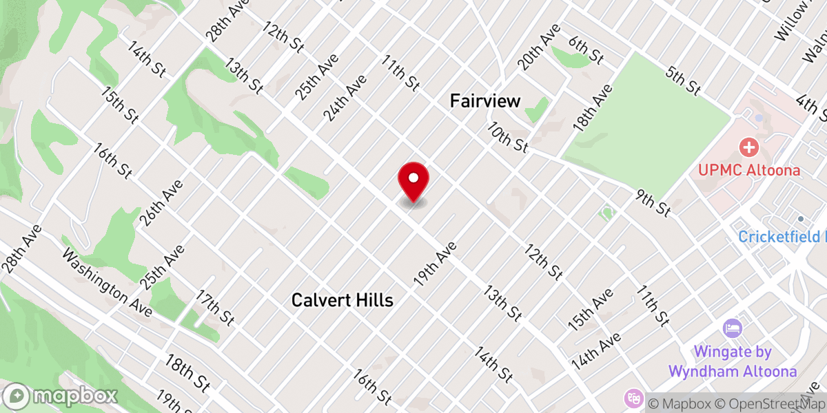 Map showing location of Champion Life Church Inc