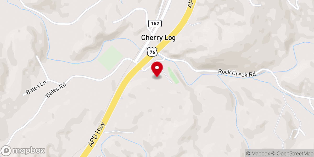 Map showing location of Higher Praise Church of God