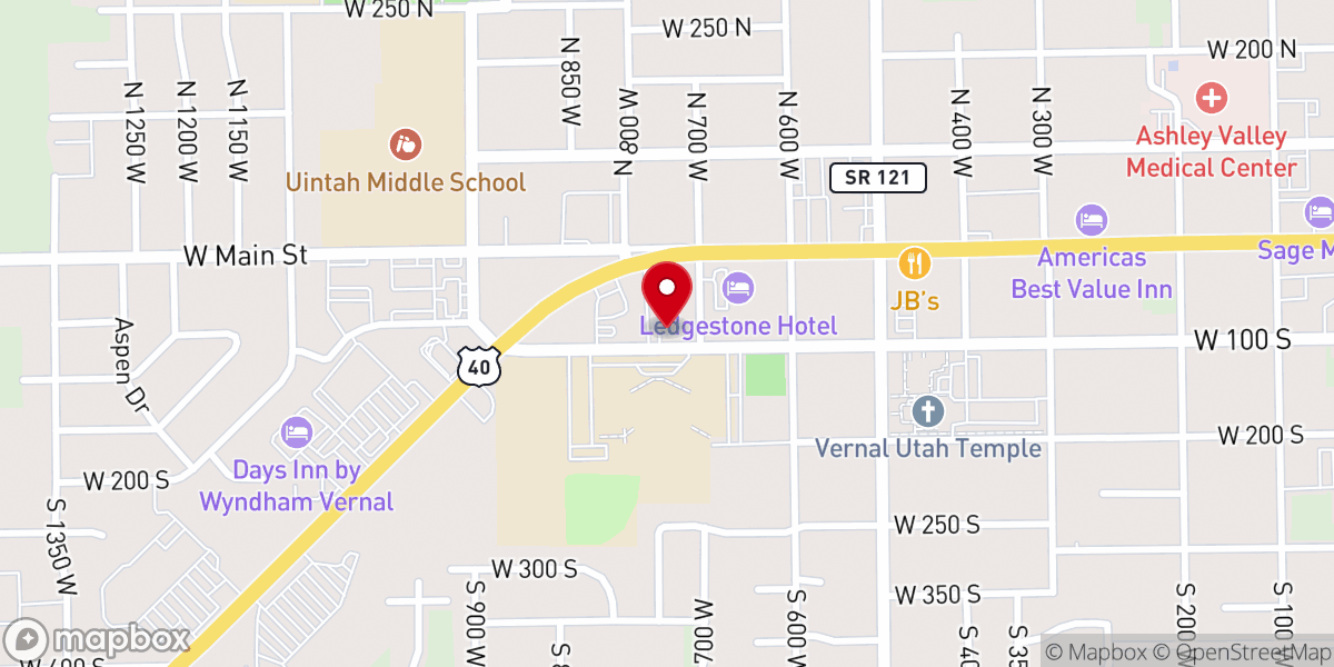 Map showing location of Alpine Home Medical
