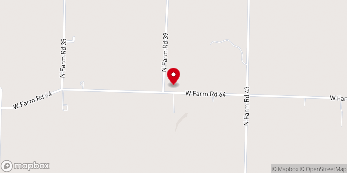 Map showing location of Gentral Church
