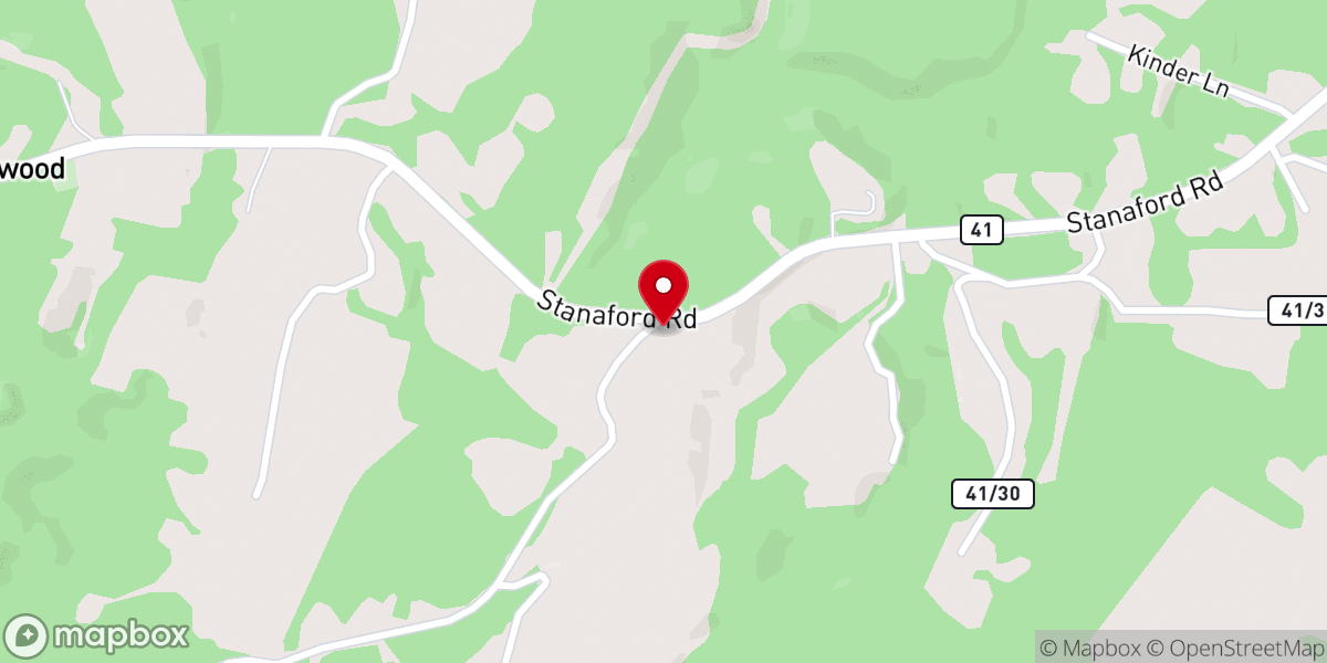 Map showing location of Maplewood Church
