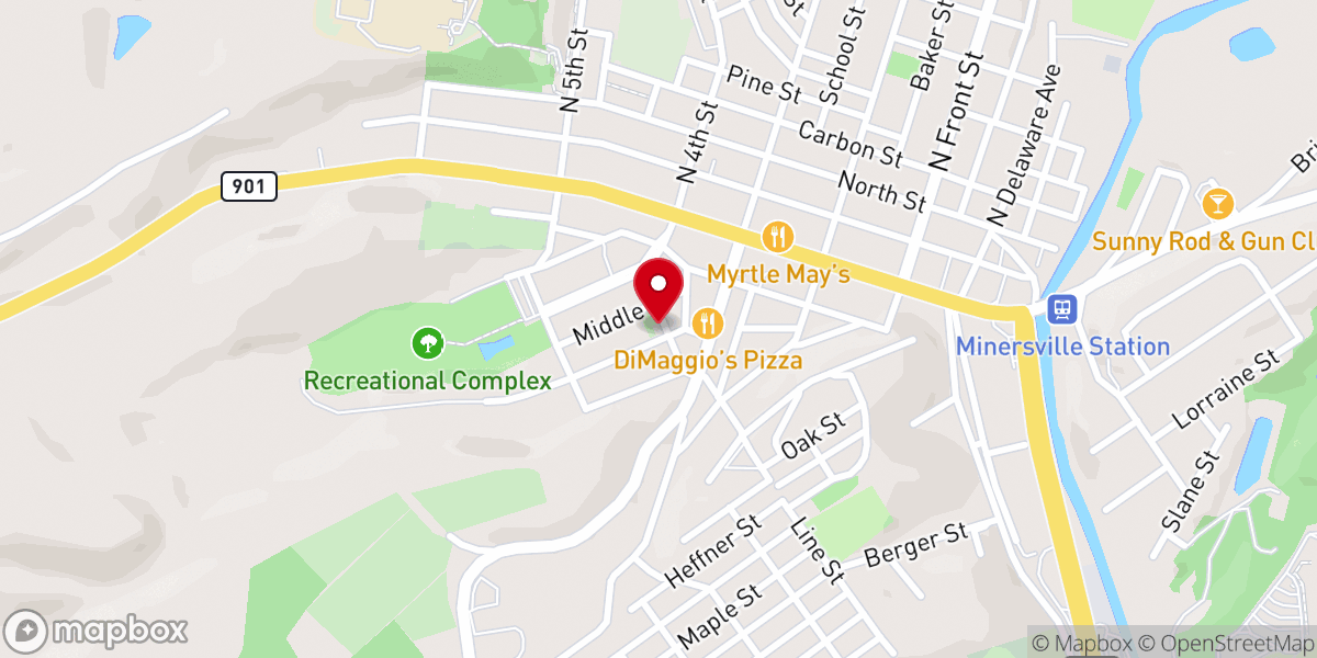 Map showing location of St. Matthew the Evangelist Parish
