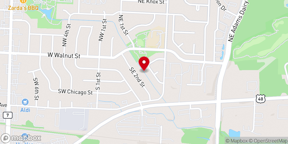 Map showing location of Rooted Ministries