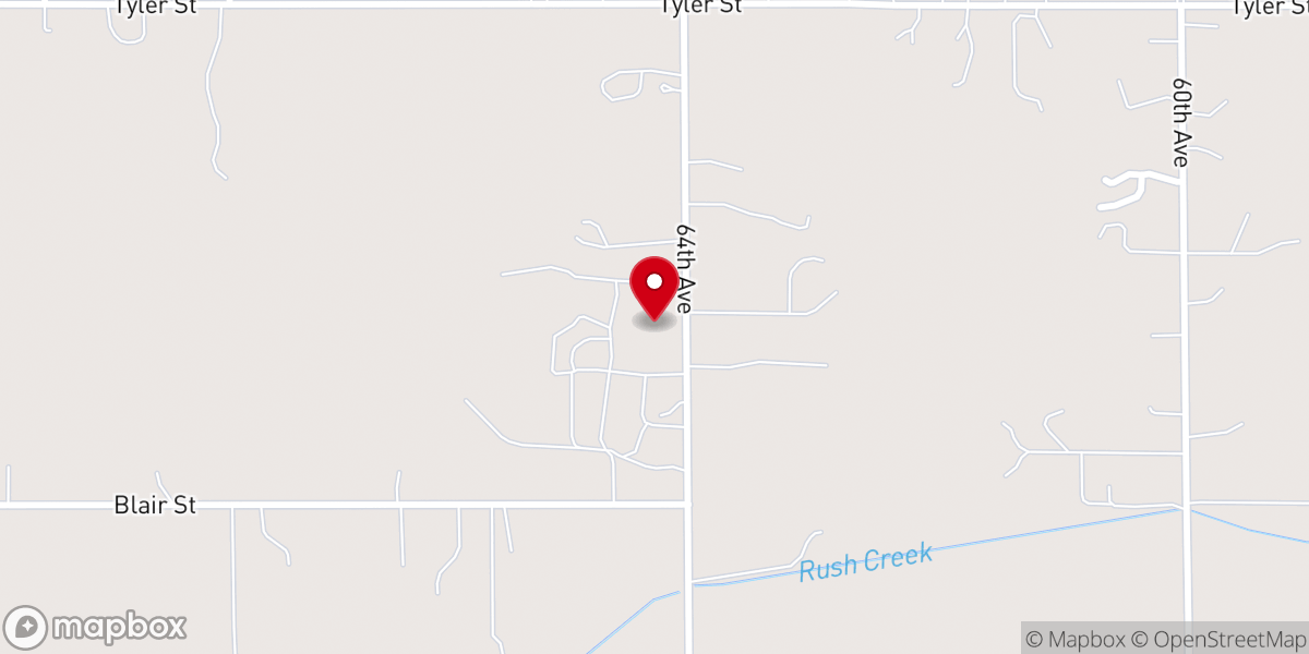 Map showing location of Chapel in the Pines Family Campground LLC