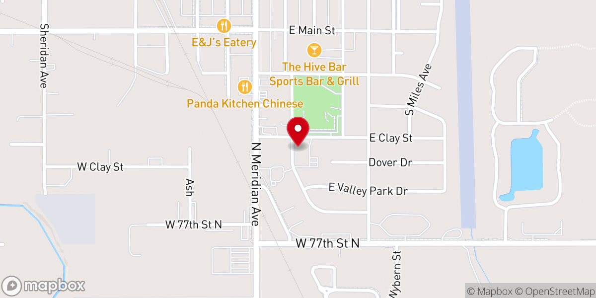 Map showing location of LifePoint Church