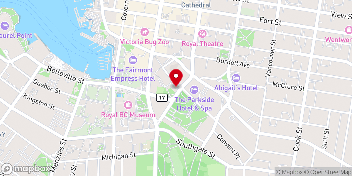 Map showing location of Church of Our Lord National Historic Site