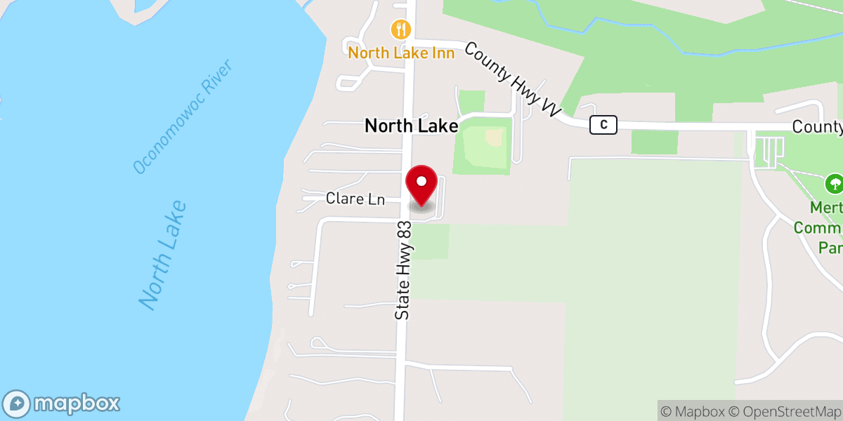 Map showing location of Saint Teresa of Calcutta Parish