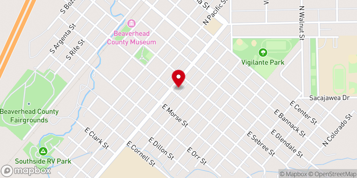 Map showing location of Saint Rose of Lima Catholic Church