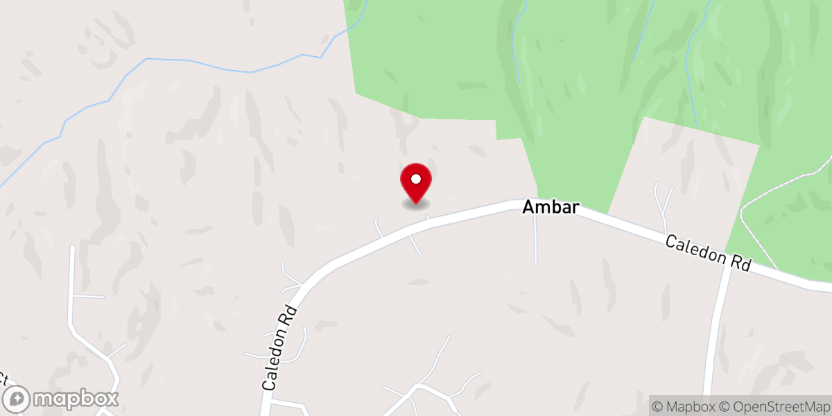 Map showing location of First Baptist Ambar Church