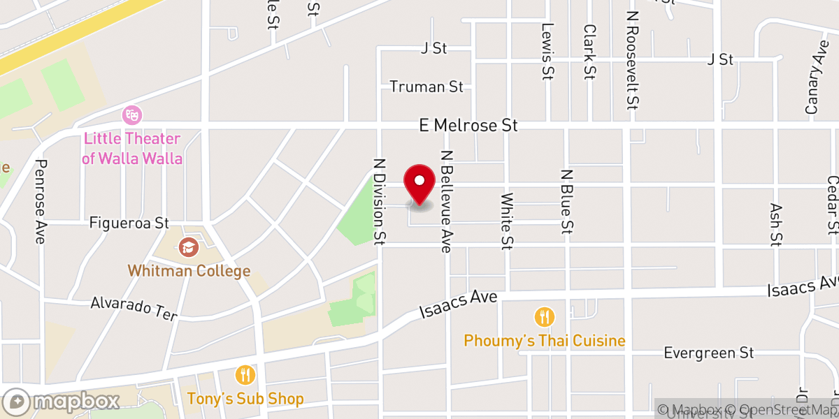 Map showing location of Iglesia Caminante
