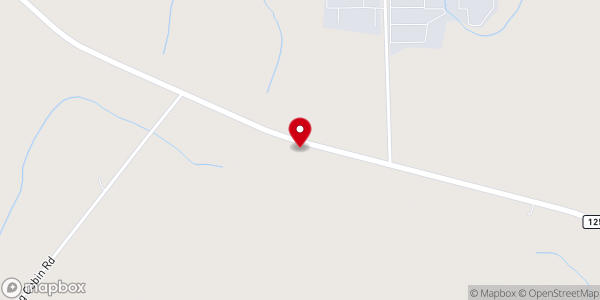 Map showing location of Chapel Hill Baptist Church