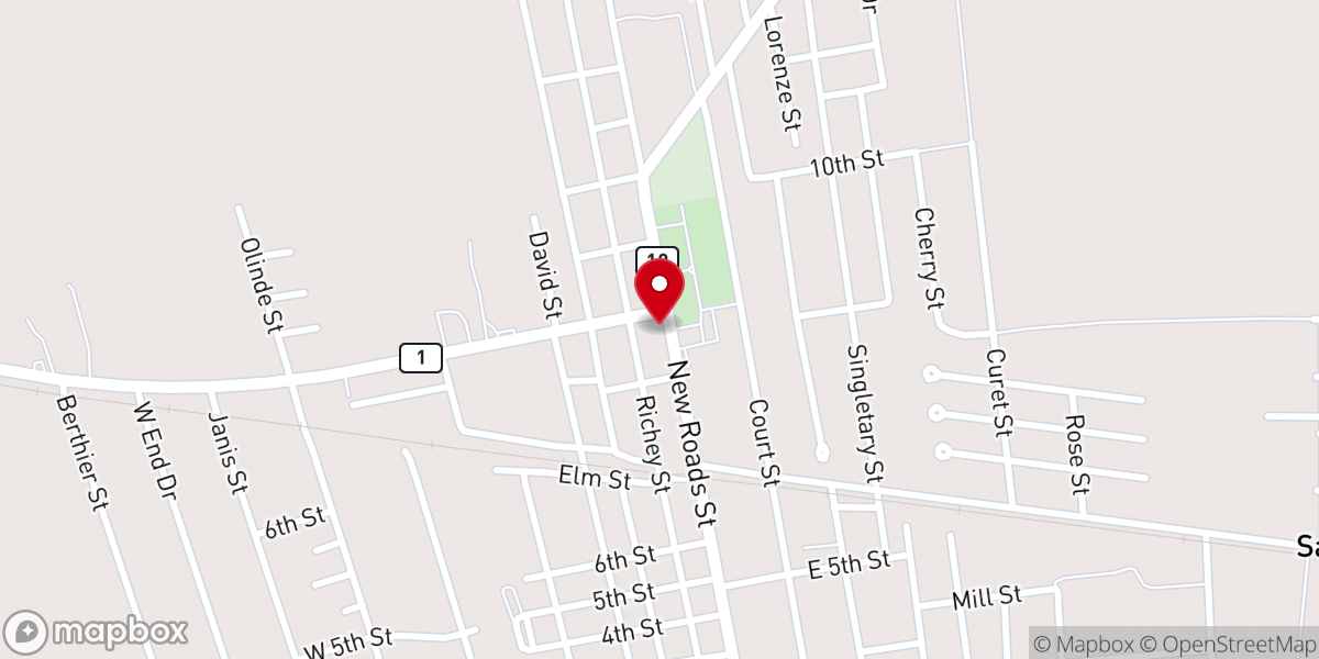 Map showing location of St Augustine's Catholic Church