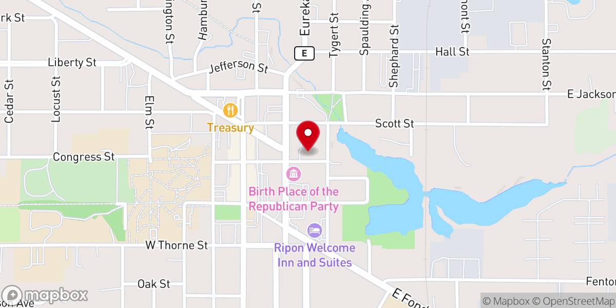 Map showing location of St Catherine-Siena Catholic