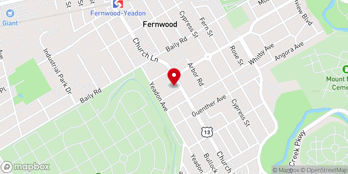 Map showing location of Chapel of the Good Shepard