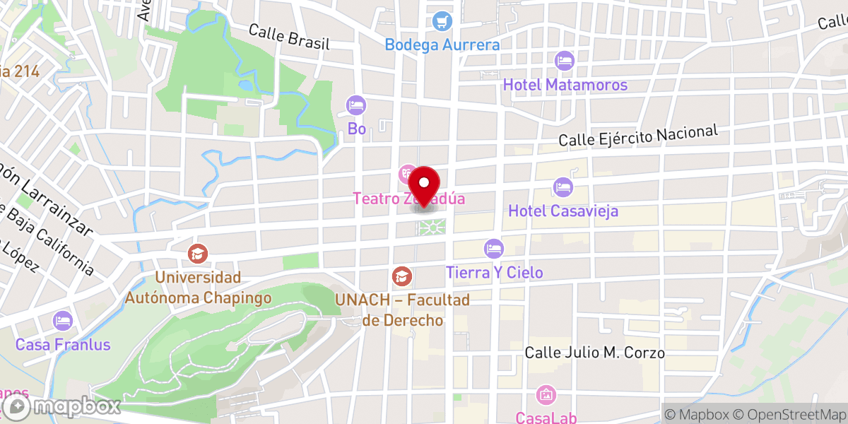 Map showing location of Catedral de San Cristóbal Mártir