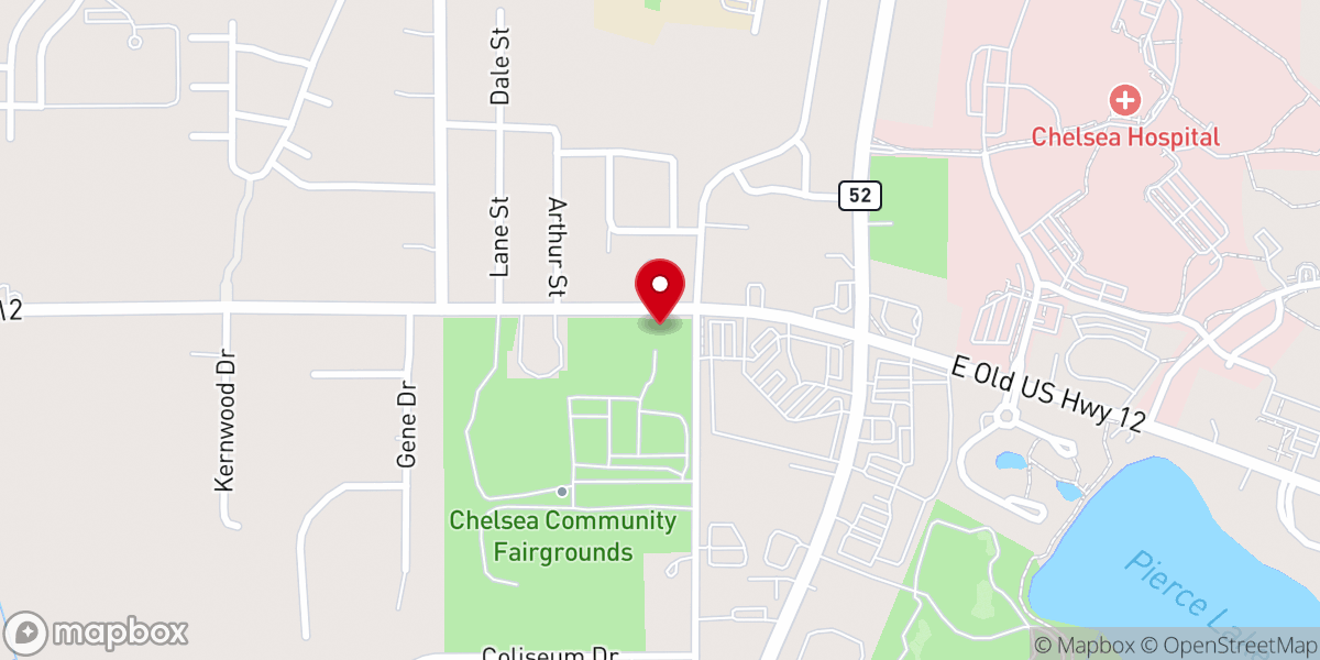Map showing location of Immanuel Bible Church - Chelsea