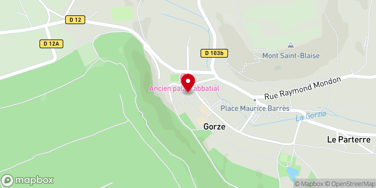 Map showing location of Collégiale Saint-Etienne de Gorze
