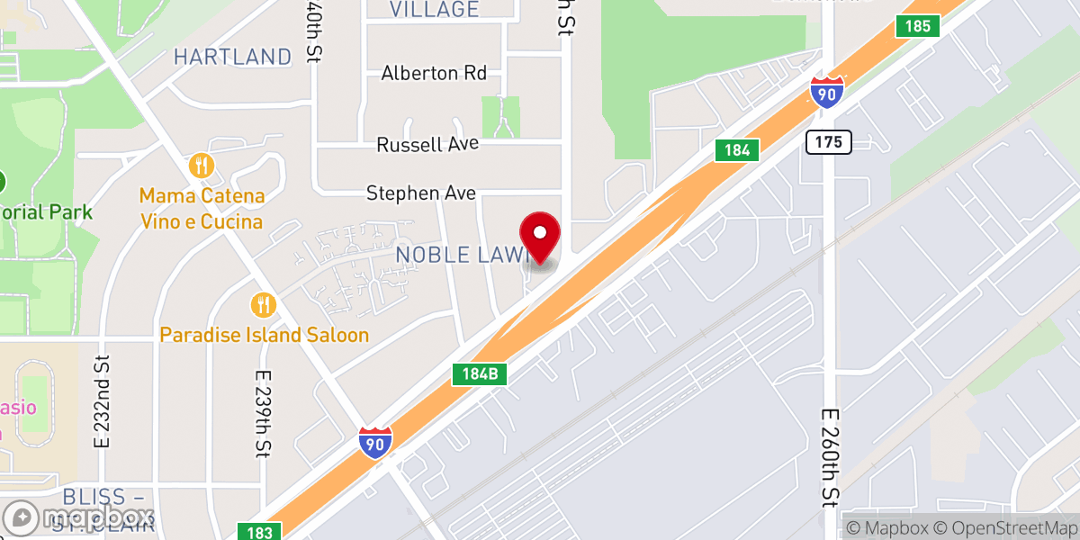 Map showing location of Living Waters Church of God