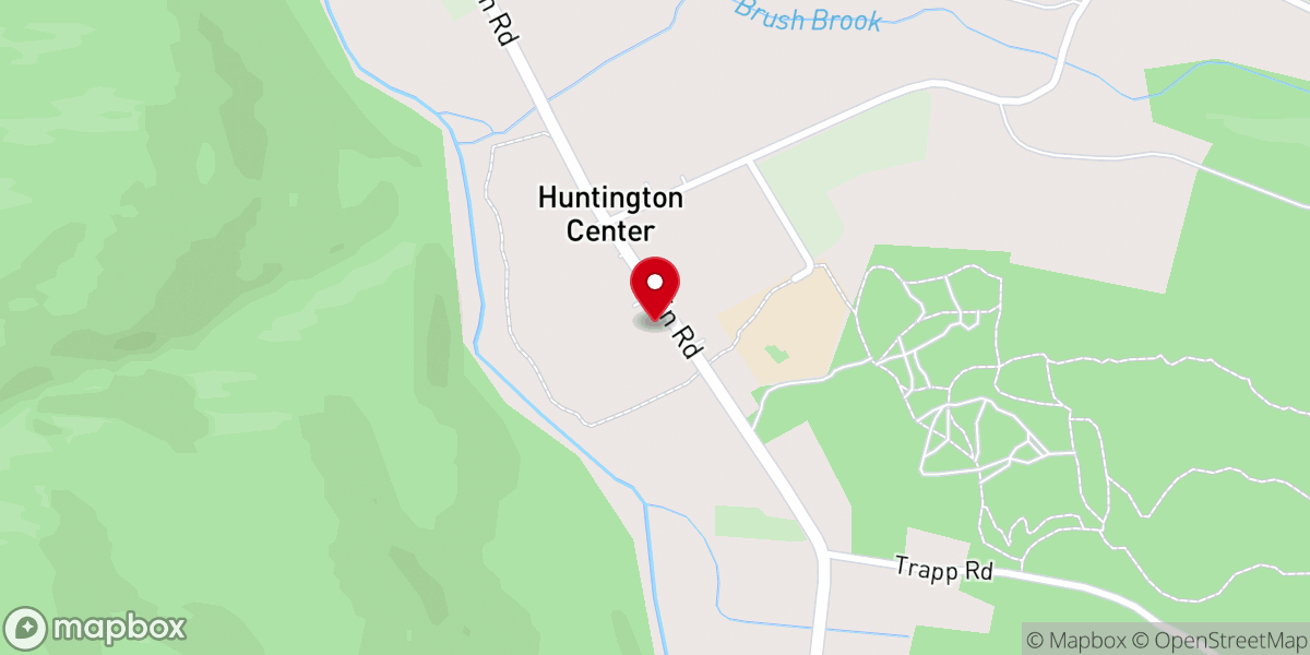 Map showing location of Community Church of Huntington