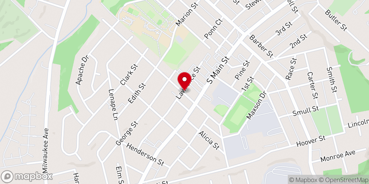 Map showing location of Prince of Peace