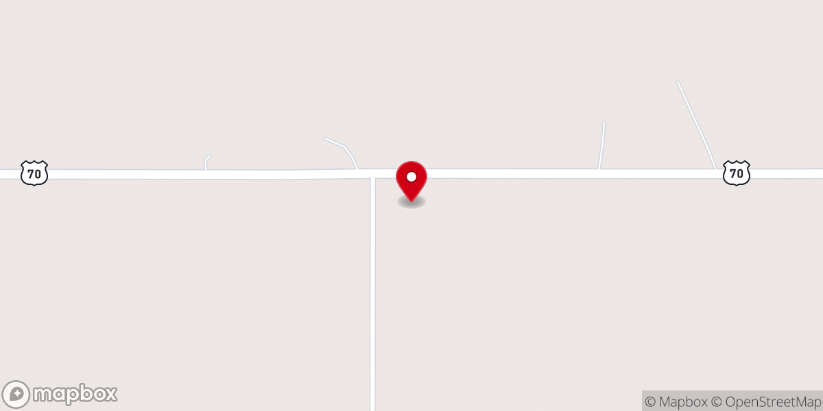Map showing location of Claypool Church