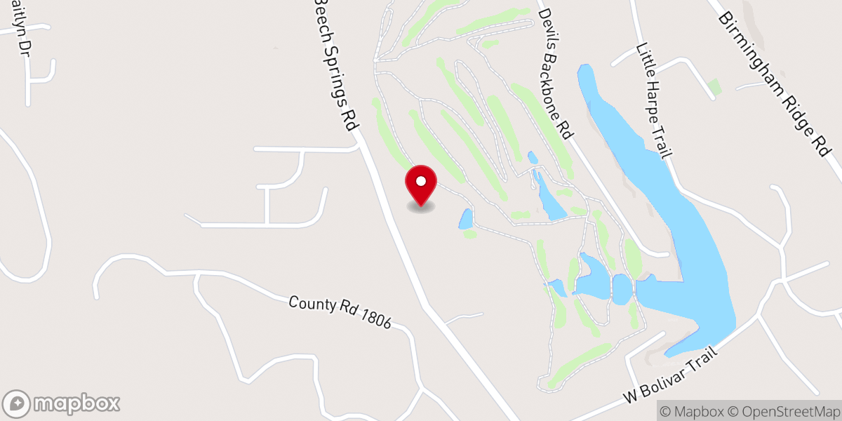 Map showing location of Poplar CME Church