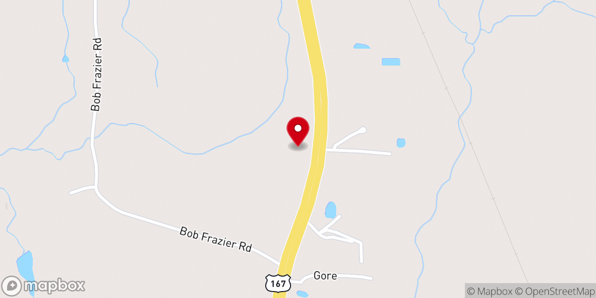 Map showing location of Bentley United Pentecostal Church