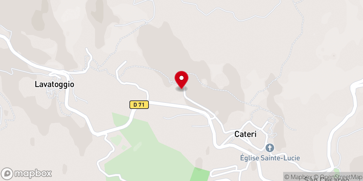 Map showing location of Couvent de Marcasso - Cunventu di Marcassu