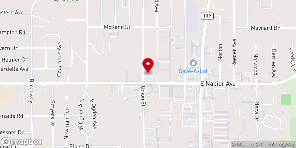 Map showing location of Rhema Word Ministries