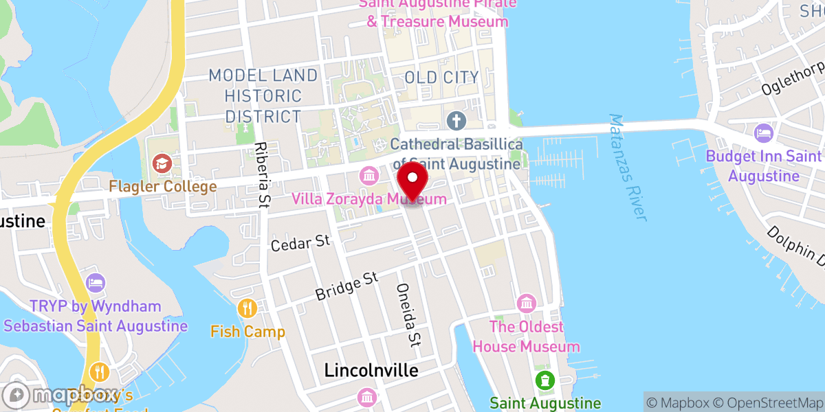 Map showing location of The Wedding Authority