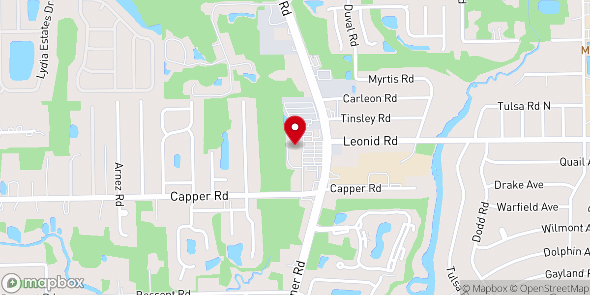 Map showing location of New Life Community United Methodist Church