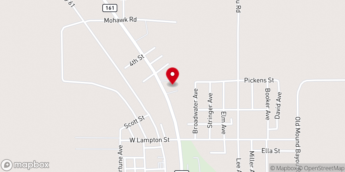 Map showing location of Lampton Street Church-Christ