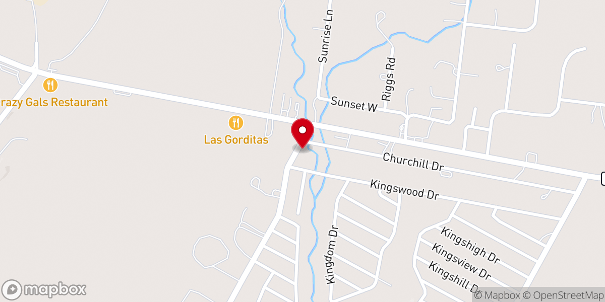 Map showing location of Granite Fellowship